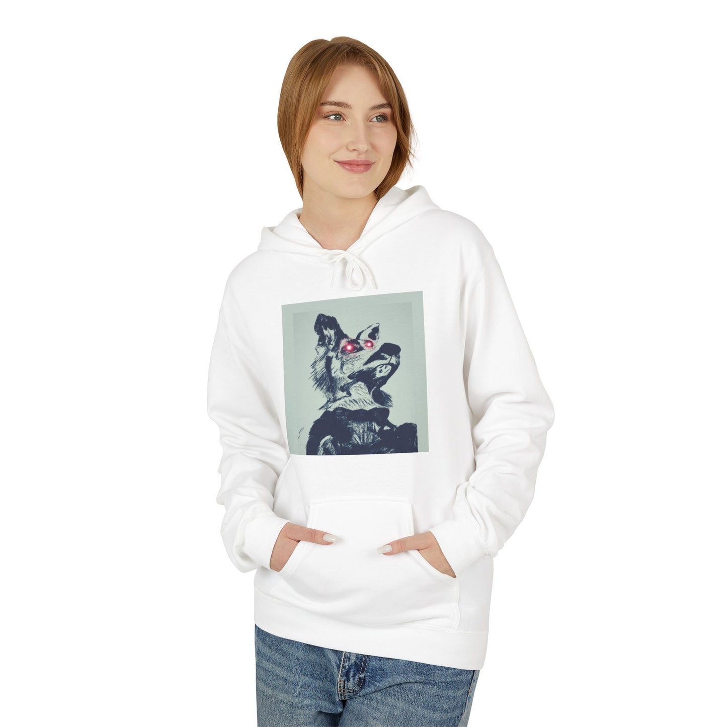 Black Shuck Red Eyes, Cozy Sweatshirt for Dog Owners, Custom Gift for Animal Lovers, Unique Birthday [...]